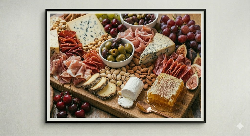Luxury charcuterie and catering platter